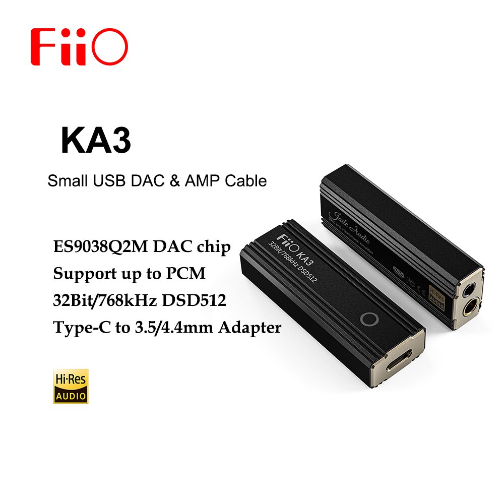 FiiO JadeAudio KA3 Ĩ USB DAC AMP , CŸ-3..